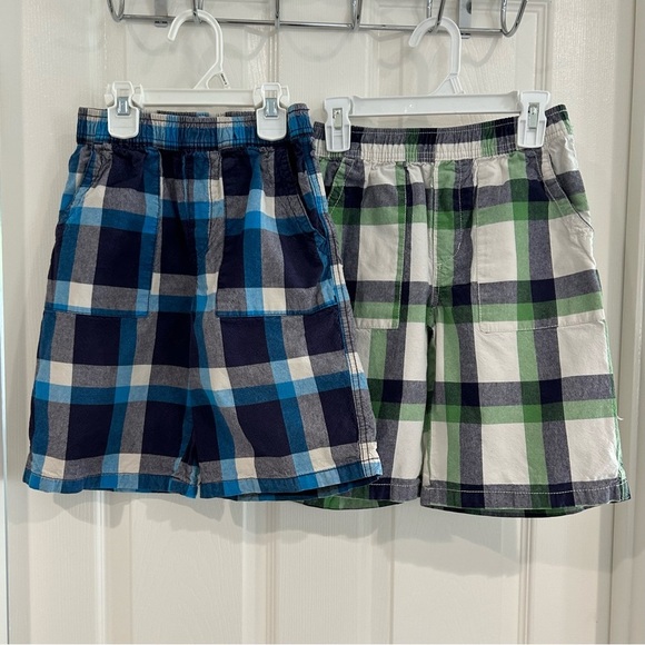 The Children's Place Boy Plaid Pocket Preppy Pull On Shorts Size 8 Bundle - Picture 1 of 9